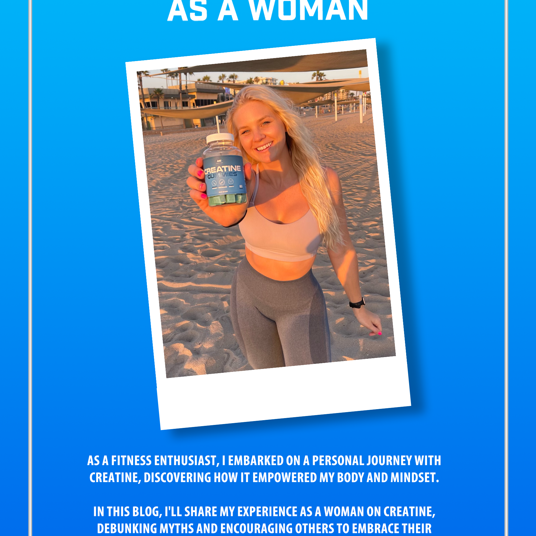 My Journey with Creatine: Empowering My Body as a Woman