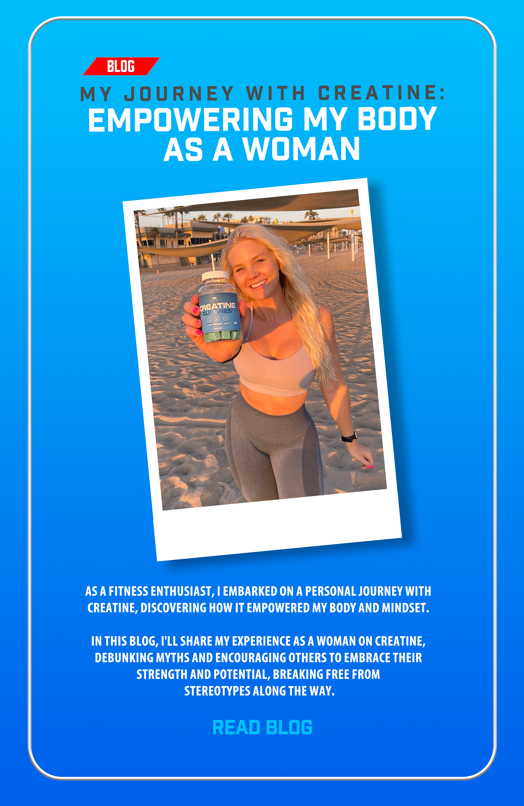 My Journey with Creatine: Empowering My Body as a Woman